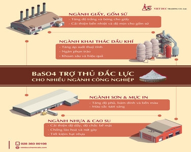 TẠI SAO BASO4 ĐƯỢC MỆNH DANH LÀ "TRỢ THỦ ĐẮC LỰC" CHO NHIỀU NGÀNH CÔNG NGHIỆP